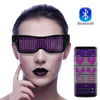 LED Glasses for Party, Bluetooth APP Controlled, LED Party Sunglases