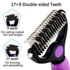 Pet Dematting Brush  Hair Knot Remover