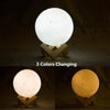 Mystical 3D Moon LED Lamp Light