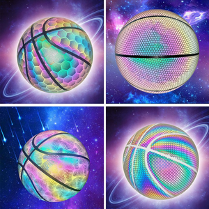 Hologear Basketball - Holographic Basketball - Reflective Glowing Basketball