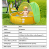 Baby Beach Tent - Baby Pool With Shade - Children Pool Tent With Sun Shelter