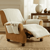 Recliner Cover - Recliner Chair Cover With Pockets - Comfy Recliner Cover