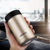 400ML Men Gift Thermos Cup Insulated Stainless Steel Thermo Mug with Tea Infuser