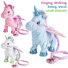 Walking & Singing Unicorn Plush Toy