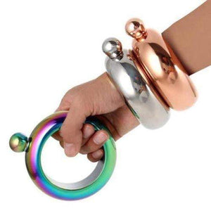 Portable Flask Alcohol Bangle Bracelet 3.5oz