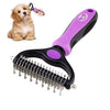 Pet Dematting Brush  Hair Knot Remover