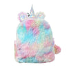 Unicorn Backpack Plush Fur for Girls